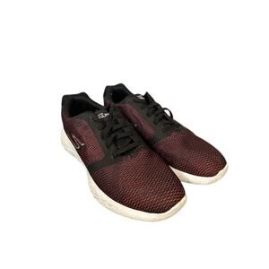 Skechers Maroon Black Performance Goga Max Go Run Sneakers Men Sz 10